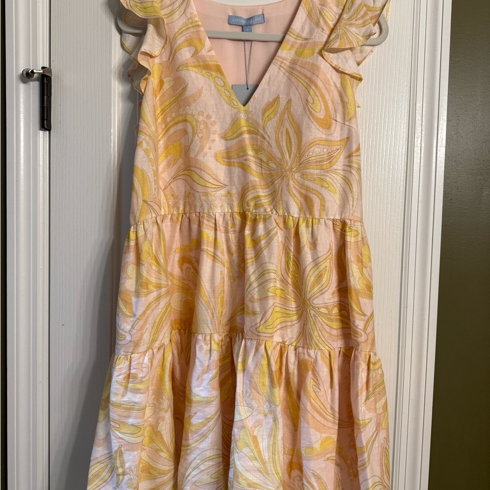 Antonio Melani paisley flutter sleeve mini dress. New with tags!